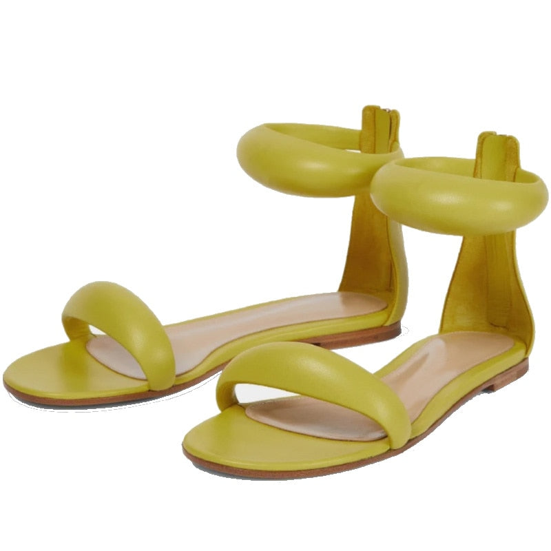 Processing time:3-7days after placing orders  Summer Sexy Flat Sandals Simple Fish Mouth Zipper Women's Shoes Gold Silver Black Green White Brown Big Size