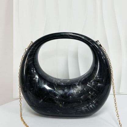 Handbag Stone patterned Banquet Bag Simple and Large Capacity