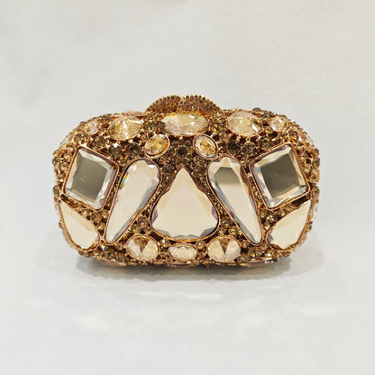 Wedding Purse Stone Bridal Prom Handbags Women Diamond Evening Clutches Purses Big Stones