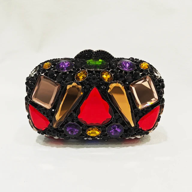 Wedding Purse Stone Bridal Prom Handbags Women Diamond Evening Clutches Purses Big Stones