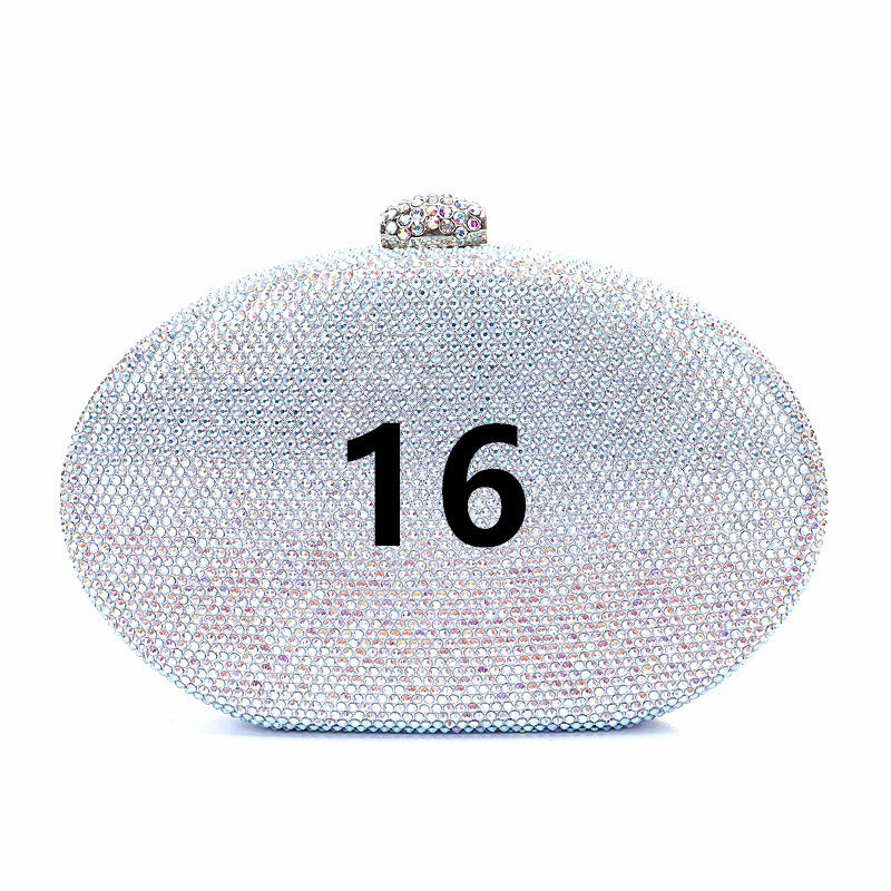 Crystal bag can be used for crossbody carrying, suitable for party and wedding gift bags