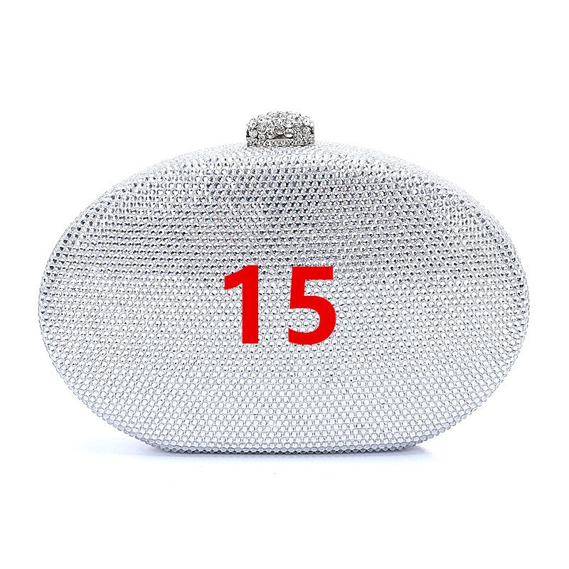 Crystal bag can be used for crossbody carrying, suitable for party and wedding gift bags