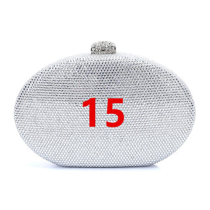 Crystal bag can be used for crossbody carrying, suitable for party and wedding gift bags