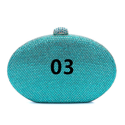 Crystal bag can be used for crossbody carrying, suitable for party and wedding gift bags