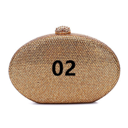 Crystal bag can be used for crossbody carrying, suitable for party and wedding gift bags