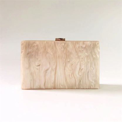 New Wallet Fashion Half Fold Striped Acrylic Dinner Bag Ladies Sequin Splicing Banquet Bag Shoulder Messenger Bag