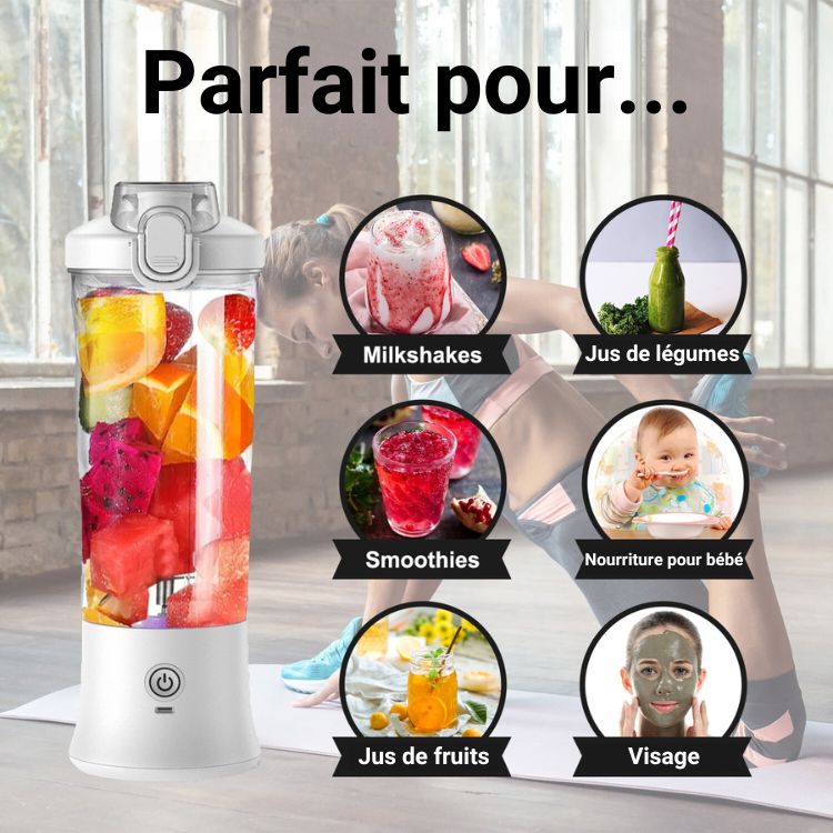 VitaFusion - Le mixeur de poche pour smoothies et shakes délicieux .